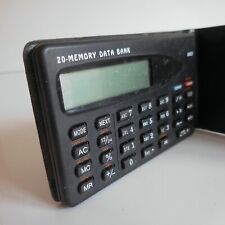 Mini agenda 20 noms MEMORY DATA BANK 9303 objet vintage électronique N4888