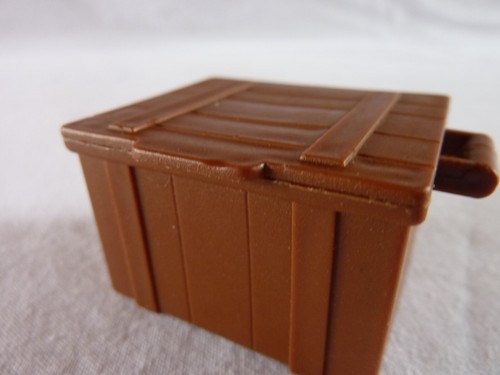 Playmobil caisse marron - playmobil,