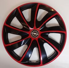  4 Enjoliveurs Roues Boulons  Opel Corsa Astra Vectra Meriva Zafira 16'' noir