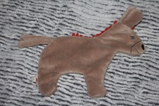 DOUDOU SYLVIE THIRIEZ ANE PLAT   BEIGE ORANGE   GRIS état neuf