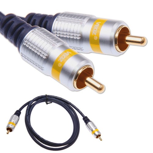 Câble coaxial rca cinch - 5m,