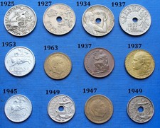 Lot, Monnaies Espagne (Guerre