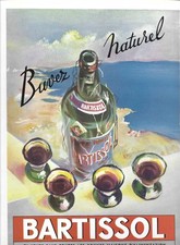 AD PUBLICITE  APERITIF BARTISSOL SAN VICENS PERPIGNAN