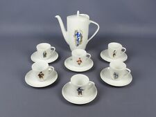 Service De Thé Porcelaine Bohemia Picasso Tasses Théière Soucoupes Edition 2005