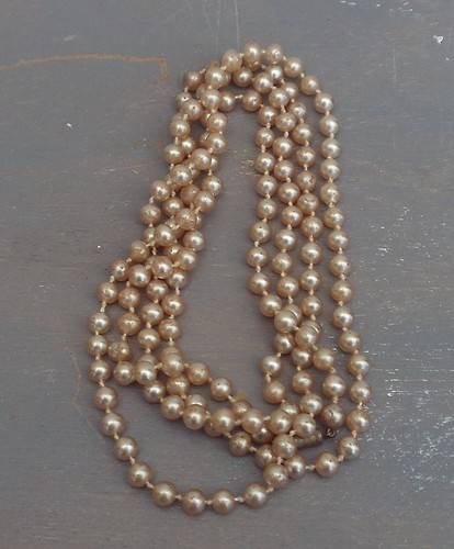 Collier sautoir perles fines - sautoir,