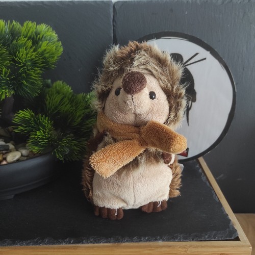 Peluche hérisson lascar - lascar, beige