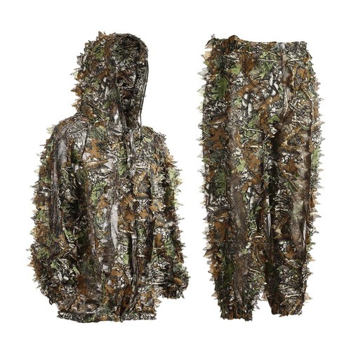 Ghillie suit gilly - 3d, leafy