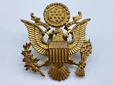 Insigne de casquette doré d'officier de l'armée des États-Unis WW2
