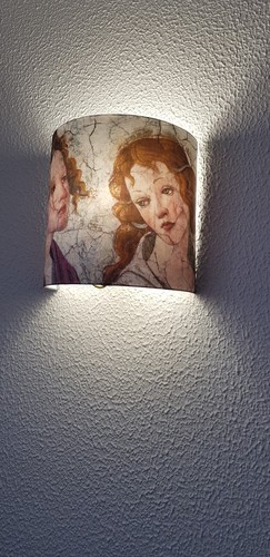 Applique demi lune - , détail