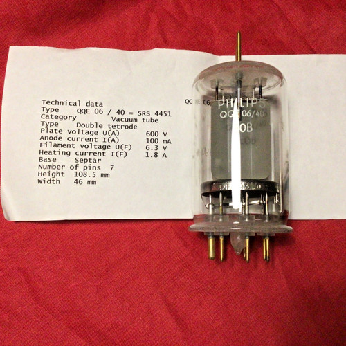 Tsf radio lampe - tube, qqe