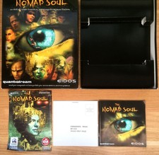 NOMAD SOUL - BOÎTE VIDE + NOTICE FLYER REG CARD BIG BOX PC VERSION FR Empty Box