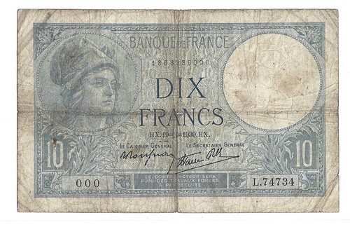 France francs minerve - francs,