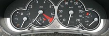 Plaque compteur peugeot 206 - la,