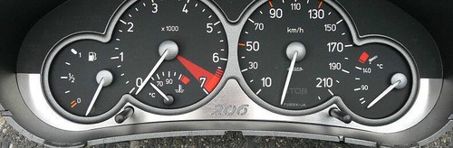 Plaque compteur peugeot 206 - la,