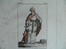 Gravure couleurs Costume des