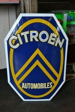 plaque émaillée CITROEN  pochoir  enamel sign emailschild