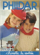 LIVRE CATALOGUE TRICOT DESSINS ANIMES PHILDAR ENFANTS N° 191