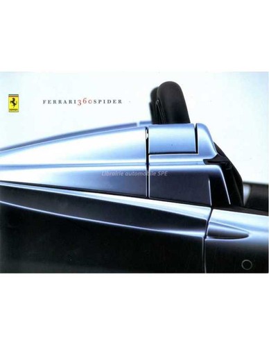 Brochure ferrari 360 - ferrari,