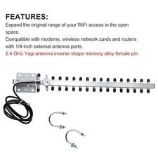 Antenne WiFi extérieure performances stables 25 dBi pour une connectivité fiab
