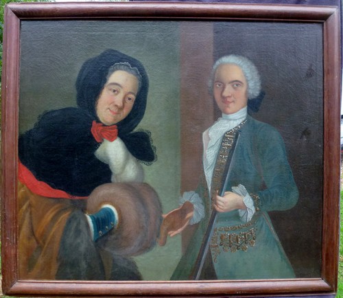Grande scène genre - grande, de