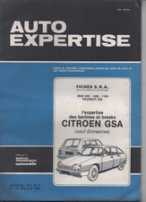 NEUF Revue technique Carrosserie Expertise Citroen Gs GSA berline break 1983