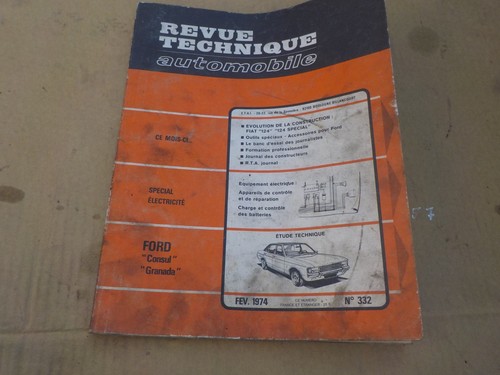 Revue technique automobile - technique,