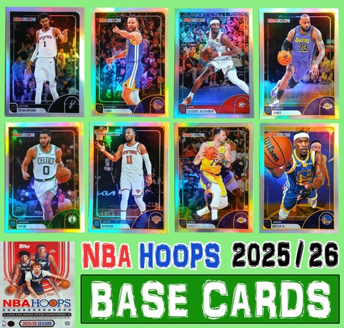 Nba hoops 2025 base cards - hoops,