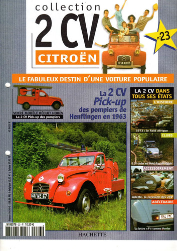 Fascicule citroën 2cv - citroËn, n°