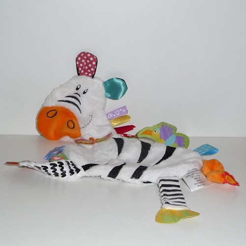 Doudou zèbre label - doudou,