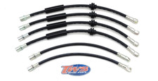 Set 6 FLEXIBLES DE FREIN 4 Avant 2 Arrière Pour LANCIA beta Coupe HPE Spider