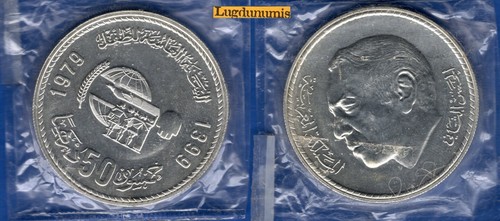 Maroc dirhams 1979 ah - 1979,