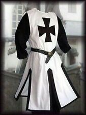 Surcot médiéval Tunique des Templiers Robe Renaissance Costume de GN fait à...