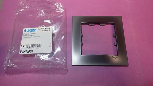 Hager kallysta wkn501 plaque - kallysta,