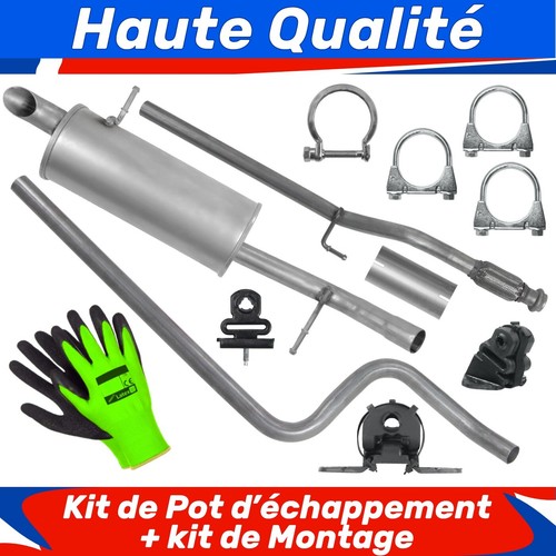 Kit pot échappement pour - kit, d'échappement