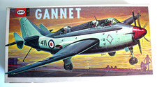 KIT UPC  ANCIEN  USA  1/72è  FAIREY GANNET  COMPLET  PLANS-DÉCALS  BOITE 30x16cm