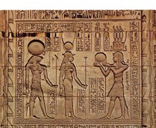 EGYPTE DENDERAH RELIEFS DE LA
