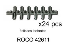 ROCO 24 éclisses isolantes