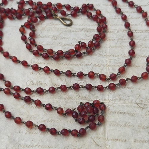 Collier sautoir ancien - collier,