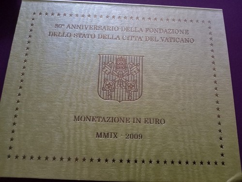 Coffret euros vatican 2009 - coffret,