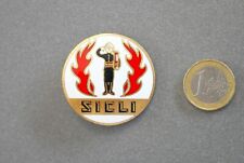 POMPIER - SICLI -  Extincteur - Broche Publicitaire - Objet collection BELGIQUE