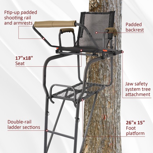 Hunting ladder tree - 15.5',