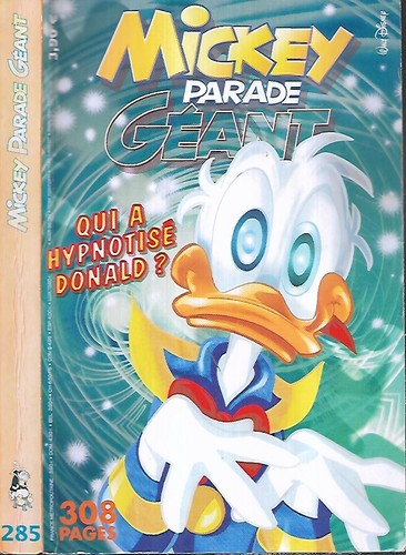 Bande dessinée mickey - bande, parade