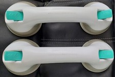Barres de maintien avec ventouses 2 Poignées pour salle de bains + Notice