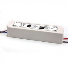 1 pz Plastic Power Supply 100W 12V 8.5A with 1 Output and Soldering Cables White