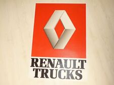 OCCASION véritable affiche PVC RENAULT TRUCKS 45x65cm