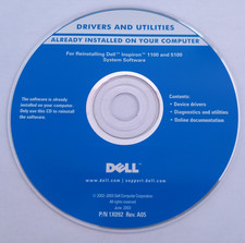 CD Drivers & Utilities – DELL Inspiron 1100 / 5100 P/N 1X092 Rev. A05
