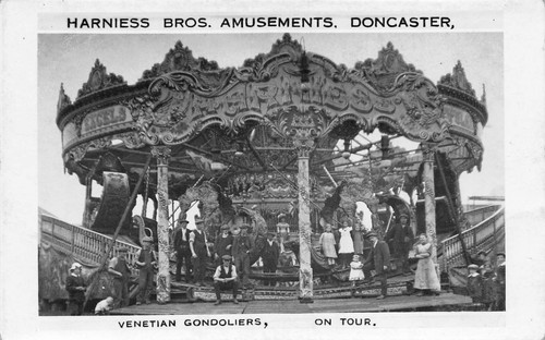 Carte postale doncaster fête - postale,