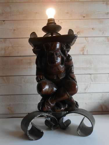 Lampe vintage anthropomorfe - lampe,
