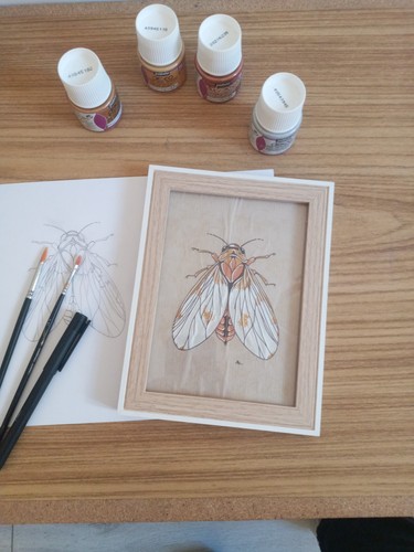 Tableau acrylique peinture sur