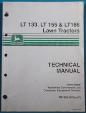 John deere 133 155 lt166 - deere, lt-133